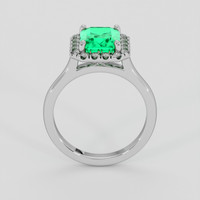 1.79 Ct. Emerald Ring, 18K White Gold 3