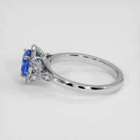 1.62 Ct. Blue Sapphire Ring, Platinum 950 4