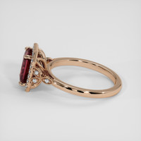 4.21 Ct. Red Garnet Ring, 14K Rose Gold 4