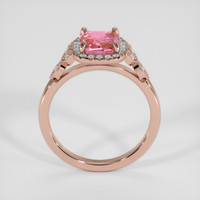 2.50 Ct. Padparadscha Sapphire Ring, 14K Rose Gold 3