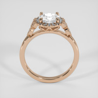 1.38 Ct. White Sapphire Ring, 14K Rose Gold 3