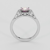 1.11 Ct. Color Change Sapphire Ring, Silver 3