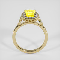 2.11 Ct. Yellow Sapphire Ring, 10K Yellow Gold 3