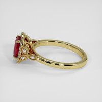 1.86 Ct. Pinkish Red Ruby Ring, 14K Yellow Gold 4