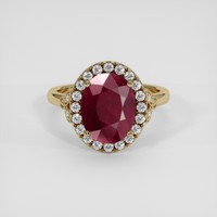 4.02 Ct. Ruby Ring, 14K Yellow Gold 1