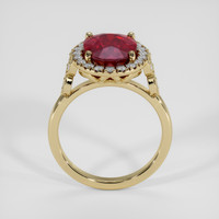 4.02 Ct. Ruby Ring, 14K Yellow Gold 3