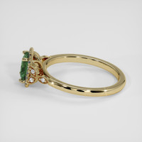 1.59 Ct. Green Sapphire Ring, 14K Yellow Gold 4