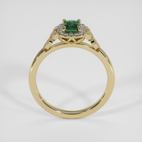1.08 Ct. Green Sapphire Ring, 14K Yellow Gold 3