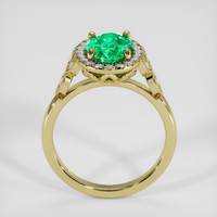1.64 Ct. Emerald Ring, 18K Yellow Gold 3