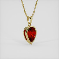 1.55 Ct. Ruby Pendant, 18K Yellow Gold 2