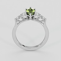 1.30 Ct. Green Sapphire Ring, Platinum 950 3