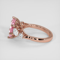 2.02 Ct. Pink Sapphire Ring, 14K Rose Gold 4