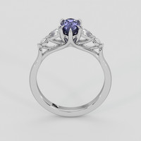 1.44 Ct. Purple Sapphire Ring, 10K White Gold 3