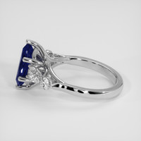 1.28 Ct. Blue Sapphire Ring, 14K White Gold 4