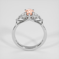 1.03 Ct. Padparadscha Sapphire Ring, 14K White Gold 3