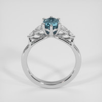 1.33 Ct. Color Change Sapphire Ring, 14K White Gold 3