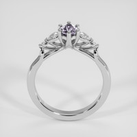 0.69 Ct. White Sapphire Ring, 14K White Gold 3