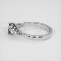 0.69 Ct. White Sapphire Ring, 14K White Gold 4