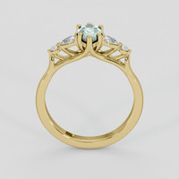0.83 Ct. Alexandrite Ring, 14K Yellow Gold 3