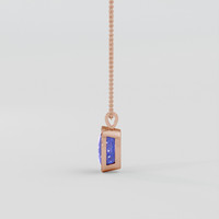 12.50 Ct. Color Change Paraiba Tourmaline Pendant, 14K Rose Gold 3
