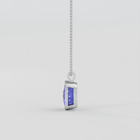 12.50 Ct. Color Change Paraiba Tourmaline Pendant, 18K White Gold 3