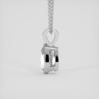 2.85 Ct. White Phenakite Pendant, 18K White Gold 3