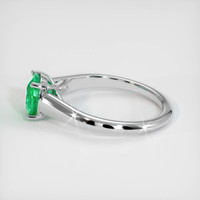 1.08 Ct. Emerald Ring, Platinum 950 4