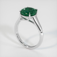 3.42 Ct. Emerald Ring, Platinum 950 2
