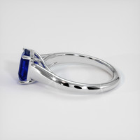 2.62 Ct. Blue Sapphire Ring, Platinum 950 4