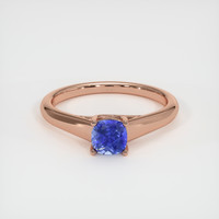 0.69 Ct. Sapphire Ring, 14K Rose Gold 1