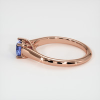 0.69 Ct. Sapphire Ring, 18K Rose Gold 4