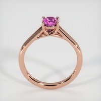 0.74 Ct. Sapphire Ring, 18K Rose Gold 3