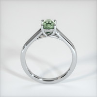 0.89 Ct. Green Sapphire Ring, 10K White Gold 3