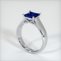 1.33 Ct. Sapphire Ring, 14K White Gold 2