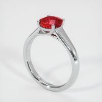 Ruby Ring 2.01 Ct., 14K White Gold Preview