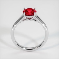 2.01 Ct. Ruby Ring, 14K White Gold 3