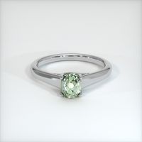 0.89 Ct. Sapphire Ring, 14K White Gold 1
