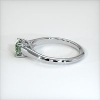 0.89 Ct. Sapphire Ring, 14K White Gold 4