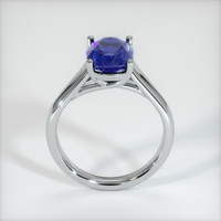 2.56 Ct. Blue Sapphire Ring, 18K White Gold 3