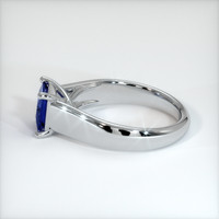 1.33 Ct. Sapphire Ring, 18K White Gold 4