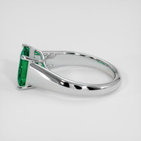 1.93 Ct. Emerald Ring, 18K White Gold 4