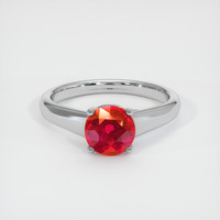 Ruby Ring 2.01 Ct., 18K White Gold Preview
