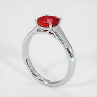 Ruby Ring 2.01 Ct., 18K White Gold Preview