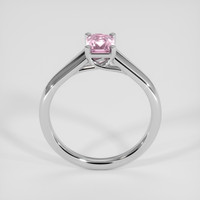 1.08 Ct. Pink Sapphire Ring, 18K White Gold 3
