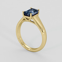 2.32 Ct. Bi Color / Parti Sapphire Ring, 10K Yellow Gold 2