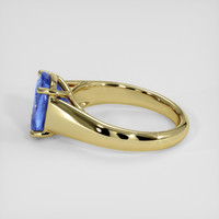 3.62 Ct. Blue Sapphire Ring, 14K Yellow Gold 4