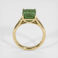 5.05 Ct. Green Sapphire Ring, 14K Yellow Gold 3