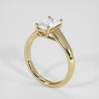 1.52 Ct. White Sapphire Ring, 14K Yellow Gold 2
