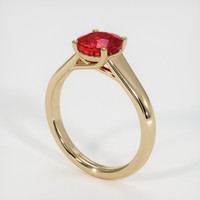 Ruby Ring 2.01 Ct., 18K Yellow Gold Preview