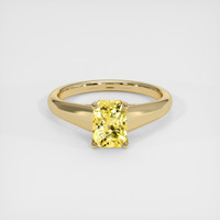 1.69 Ct. Sapphire Ring, 18K Yellow Gold 1